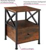 tectake Nachttisch Falkirk (1-St, 1 tlg), Industrial Style Bild 3
