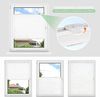 bobodeco Plissee ohne Bohren Klemmfix Faltrollo Jalousie Weiß 95x200 cm (BxH), Plisseerollo Sichtschutz und Sonnenschutz Blickdicht Easyfix lichtdurchlässig Rollo für Fenster & Tür Bild 5