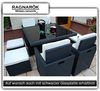 Ragnarök Möbel-Design Garten-Essgruppe Heimdall Esstisch Set 4+4, (Set, Polyrattan, Alu, Würfelsystem), Würfelsystem, klappbare Rückenlehne Bild 2