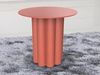 Vente-unique - GAVOPI Beistelltisch Metall Rot - B 43 cm x H 40 cm x L 43 cm Bild 2