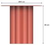 Vente-unique - GAVOPI Beistelltisch Metall Rot - B 43 cm x H 40 cm x L 43 cm Bild 3