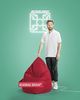Sitzsack Brava Bean Bag XL ca. 220 Liter Tomate Bild 3