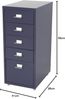 Rollcontainer Boston T851, Schubladenschrank Stahlschrank, 69x28x41cm 5 Schubladen ~ dunkelgrau Bild 2