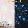 Leuchtsterne Kinderzimmer Leuchtsticker Einhorn Wandsticker MäDchen Sternenhimmel Leuchtend Aufkleber Selbstklebend Fluoreszierend Wandtattoo für Kinder Babyzimmer Schlafzimmer Wohnzimmer Wanddeko Bild 4