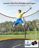 Songmics Trampolin mit Leiter, Sicherheitsnetz und gepolsterten Stangen, Stahl orange, Ø 305 cm Bild 2