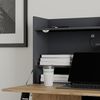 Sekretär Schreibtisch Alena Anthrazit/Goldkraft Eiche 85 x 28.6 cm Vicco Bild 4