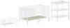 Babymöbel-Set >Dino< in Buche Weiß, Massivholz - 144x84,4x75,5cm (BxHxT) Bild 2