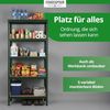 Stagecaptain Schwerlastregal Lagerregal - 5 variabel montierbare Böden - auch als Werkbank umbaubar, Tragkraft pro Boden: 175 kg, gesamt 875 kg Bild 5
