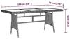 vidaXL Gartentisch Schwarz 160x70x72cm Poly Rattan & Massivholz Akazie 318694 Bild 2