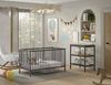 Babymöbel-Set >Dino< in Buche Anthrazit, Massivholz - 144x84,4x75,5cm (BxHxT) Bild 1