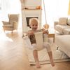 MAMOI® Schaukel | Babyschaukel | Schaukel indoor Kinder | Holzschaukel Baby | Kinderschaukel Holz | Indoor Babyschaukel | Indoor Schaukel + SICHERHEITSGURT | CE | 100% ECO | Made in EU Bild 5