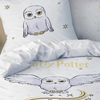 MTOnlinehandel Bettwäsche Harry Potter Eule Hedwig 135x200 + 80x80 cm, 100 % Baumwolle, Renforcé, 2 teilig, Kinderbettwäsche für alle Hogwarts Fans Bild 3