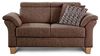 Cavadore 2-Sitzer Sofa Ammerland / Couch mit Federkern im Landhausstil / Inkl. verstellbaren Kopfstützen / 156 x 84 x 93 / Strukturstoff braun Bild 4