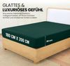Utopia Bedding - Spannbettlaken 180x200 cm - Grün - Gebürstete Polyester-Mikrofaser Spannbetttuch - 35 cm Tiefe Tasche Bild 2