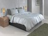 Zo! Home Flanell Bettwäsche 135x200 Flanella di Lino Dove Grey uni Melange silber Bild 3