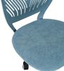 FurnitureR Teenage Office Stuhl, höhenverstellbar, armless Sitz, bunt, Study für Zuhause und Büro, Computersitz, ergonomisch & Swivel, 40,5 x 44 x 87 cm, Curio Blue Bild 5