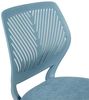 FurnitureR Teenage Office Stuhl, höhenverstellbar, armless Sitz, bunt, Study für Zuhause und Büro, Computersitz, ergonomisch & Swivel, 40,5 x 44 x 87 cm, Curio Blue Bild 4