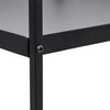 Spetebo Standregal Metall Standregal schwarz offen mit 2 Fächern - 54 x 27 cm, Anzahl 1-tlg, zwei praktische Ablagen Bild 5