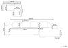 Ecksofa 4-Sitzer LUNGO Bouclé Weiß linksseitig Bild 3