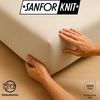 EXKLUSIV HEIMTEXTIL Frottee Spannbettlaken Premium 180 - 200 x 200 cm Naturweiß 80% Baumwolle 20% Polyester Öko - Tex Zertifiziert Bed-Sheet Bettlaken Spannbetttuch Bild 5