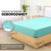 Utopia Bedding - Spannbettlaken 160x200 cm - Spa Blau - Oeko-Tex Zertifiziertes Gebürstete Mikrofaser Spannbetttuch - 35 cm Tiefe Tasche Bild 4