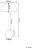 'Macasia' Tischlampe Kupfer Metall 64 cm Langes Kabel mit Schalter Runder Lampenschirm Industrie Design Bild 3
