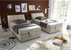 'Concord' Boxspringbett, elektrisch verstellbar, Ivory Creme 120x200 cm Bild 5