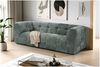 Schlafsofa (B/H/T: 217x72x96 cm) in Petrol Bild 2