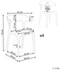 Gartenstuhl 4er Set GUBBIO Grau Bild 3