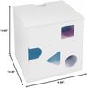Babybay 'Babycube' Würfel seidenmatt weiß mit rosa/blau Sitzfläche Bild 5