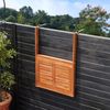 Casaria Balkontisch Balkonhängetisch Balkon Tisch klappbar Akazie Holz Bild 5