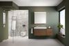 Geberit ONE Spiegelschrank mit ComfortLight, 2 Türen, Aufputzmontage, 90 x 90 x 15 cm, 505.813.00, Farbe: weiss / Aluminium pulverbeschichtet - 505.813.00.2 Bild 2