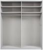 rauch möbelwerke gmbh Caracas Schwebetürenschrank, Holzwerkstoff, Grau-metallic, 181 x 210 x 62 Bild 5