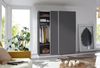 rauch möbelwerke gmbh Caracas Schwebetürenschrank, Holzwerkstoff, Grau-metallic, 181 x 210 x 62 Bild 3
