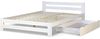 Doppelbett Kiefer 140x200 weiß inkl. Bettkasten Bild 5