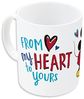 Disney Mickey Mouse Tasse Minnie & Mickey Mouse Love Tasse, 325 ml, Keramik Bild 5