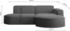 Kaiser Möbel Ecksofa Designer MODENA STUDIO L stoff Poso, Neve, Quelle Bild 2