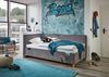 Basis-Liege mit Bettkasten Foggia / Fun, Stoff, Beige, 128 x 90 x 208 cm Bild 4