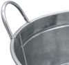 Spetebo Pflanzkübel XXL Zinkwanne Blumenkübel mit Griffen - 50 x 22 cm (Anzahl, 1 St, Stück), wetterfestes und robustes Material Bild 4