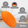 BubiBag XXL Sitzsack, Riesensitzsack für Erwachsene - XXL Sitzsäcke, Sitzkissen oder Gaming Sitzsack, geliefert mit Füllung (145 cm Durchmesser, Neonorange) Bild 5
