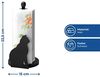Maximex Küchenrollenhalter Modell Katze, Papierrollenhalter, stehend, für alle handelsüblichen Küchenrollen Bild 2