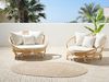 2er Set Sonneninsel Rattan Natürlich ROSSANO Bild 2