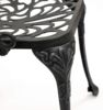 Sessel Jugendstil, Aluguss grau antik Bild 3