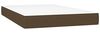 vidaXL Boxspringbett mit Matratze Dunkelbraun 120x200 cm Stoff, Härtegrad: H2 [3142164] Bild 5