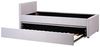 Tagesbett MARMANDE 90 x 200 cm Stoff Hellgrau Bild 5