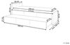 Tagesbett MARMANDE 90 x 200 cm Stoff Hellgrau Bild 3
