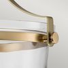 Elstead Lighting Penn Station Deckenleuchte Semi-Flush 1-Light Messing Glas 33cm E27 Bild 3