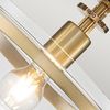 Elstead Lighting Penn Station Deckenleuchte Semi-Flush 1-Light Messing Glas 33cm E27 Bild 5