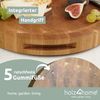 Premium Schneidebrett-Set - Eiche - Ø 40cm Bild 5