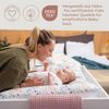 Ceba Baby® weiche Wickelauflage 50x70 cm - Baby Wickelunterlage - Wickeltischauflage für Junge und Mädchen - Wasserdicht, abwaschbar - OEKO-TEX® Standard 100 - Made in EU - Elefant im Ballon Bild 3